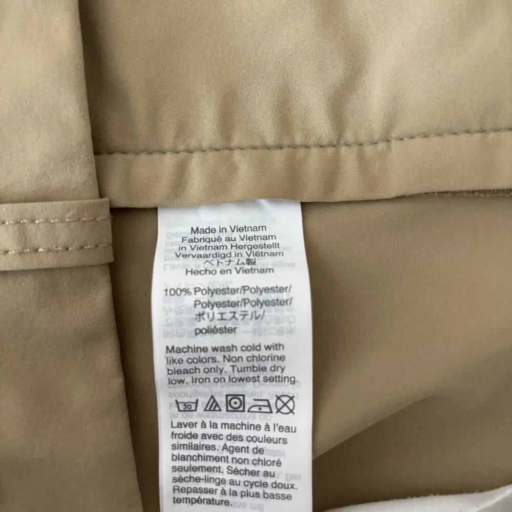 J‎ Crew Tech Shorts Men 38 Khaki Chino Lightweight Stretch 9